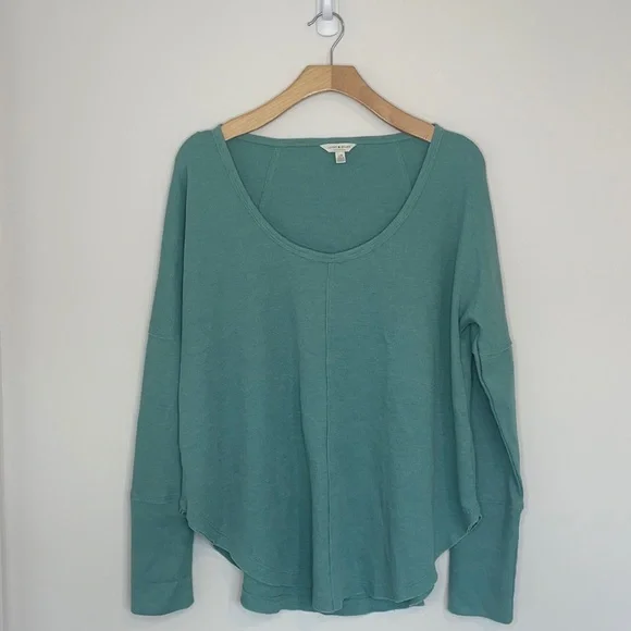 Lucky Brand Fleece Top - Picture 1 of 5